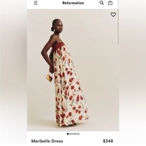 Reformation Maribelle Dress in Rubi